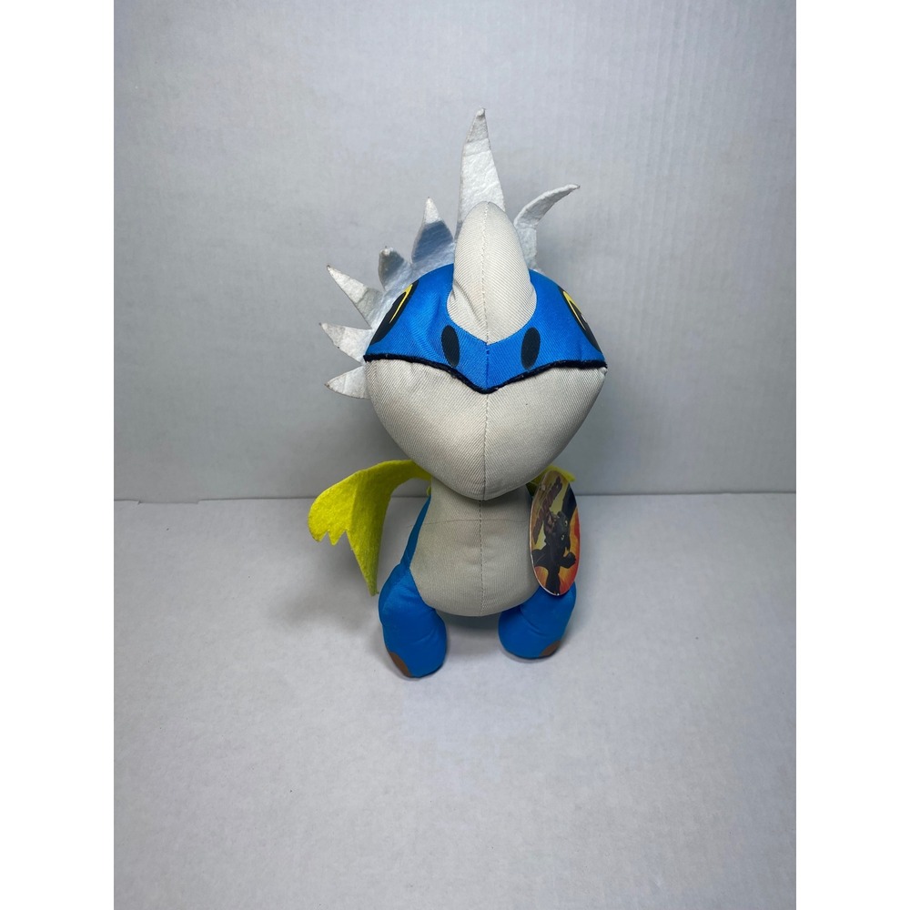 Toy Factory How To Train Your Dragon 2 Stormfly Plush Blue Yellow 12 Inch NWT